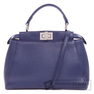 Fendi Peekaboo Leather Handbag
